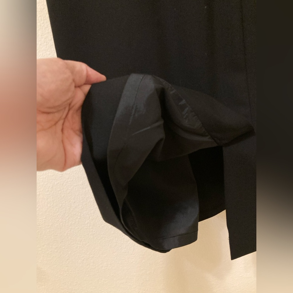 Banana Republic Classic Black Midi Dress Size 6 - Picture 14 of 16